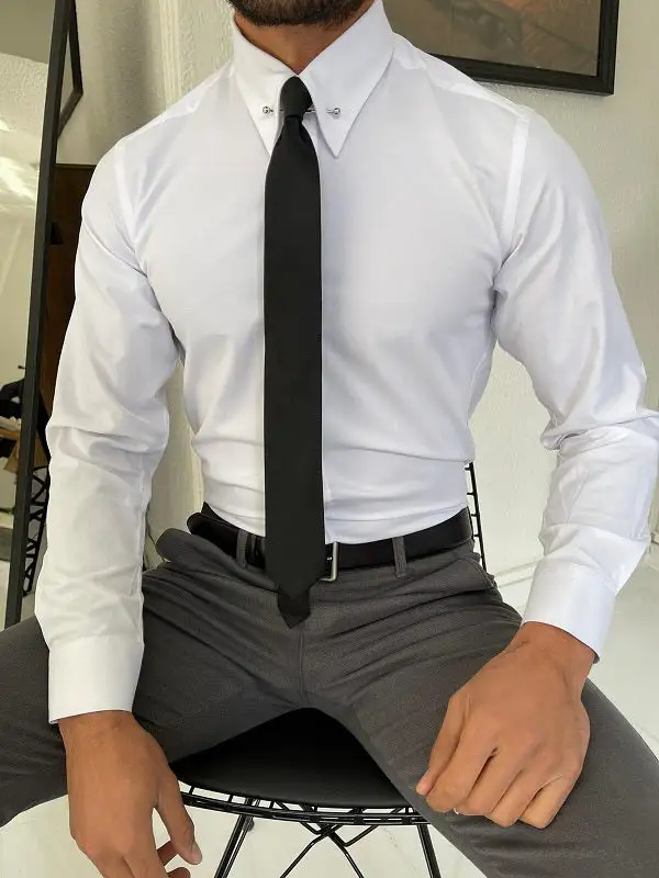 Classic Everyday Slim Fit Cotton Casual Shirt