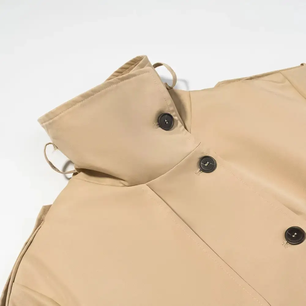 Relaxed Double Breasted Trench Coat