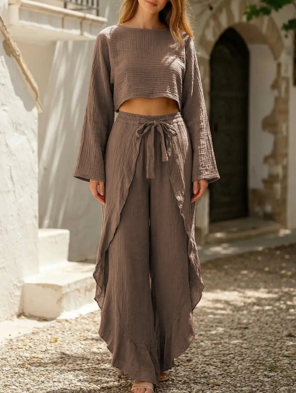 Top Pants Two Piece Set