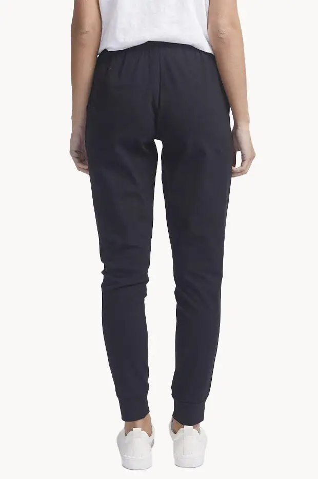 Stretch Cotton Tapered Jogger Pants