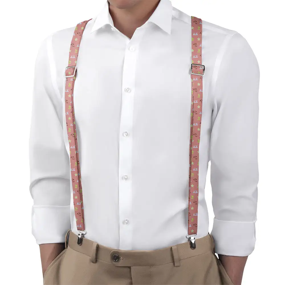 Beach With Friends Theme Suspenders