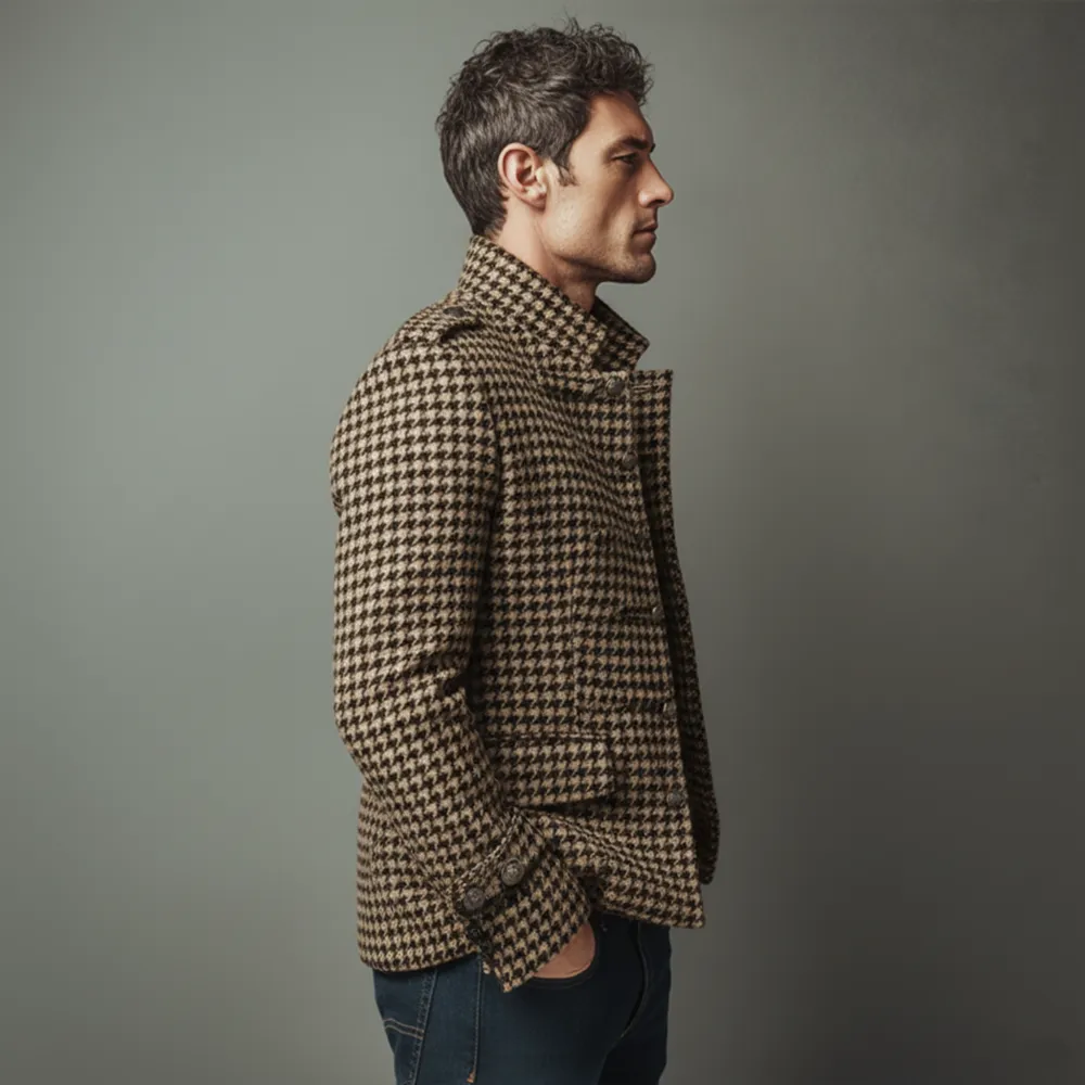 Wool Button Jacket