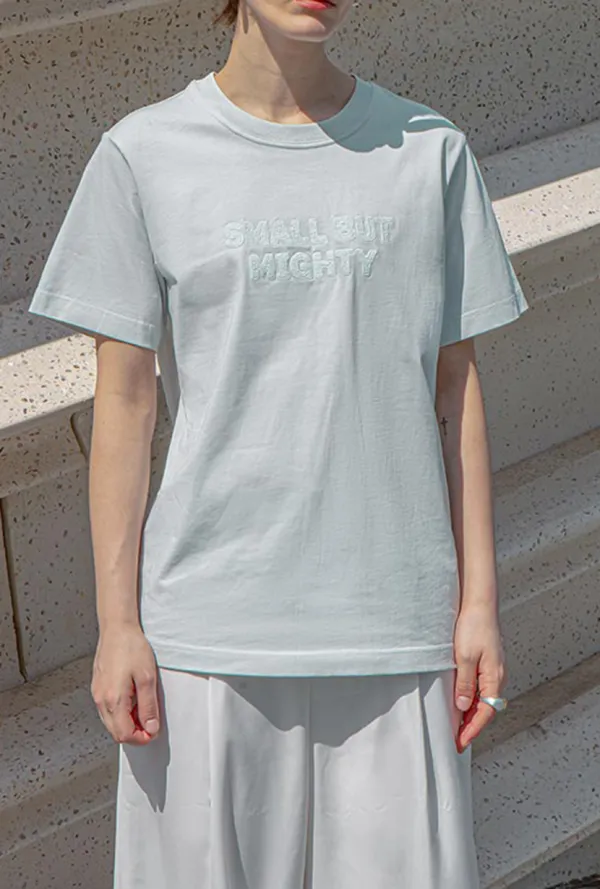 Cotton T-shirt - Ice Blue