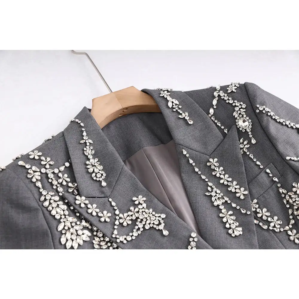 Shimmer Beaded Blazer