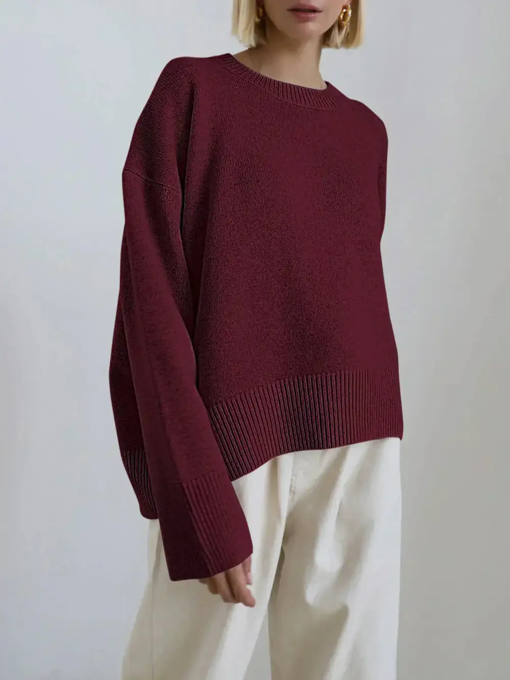 Oversized Soft Knit Sweater