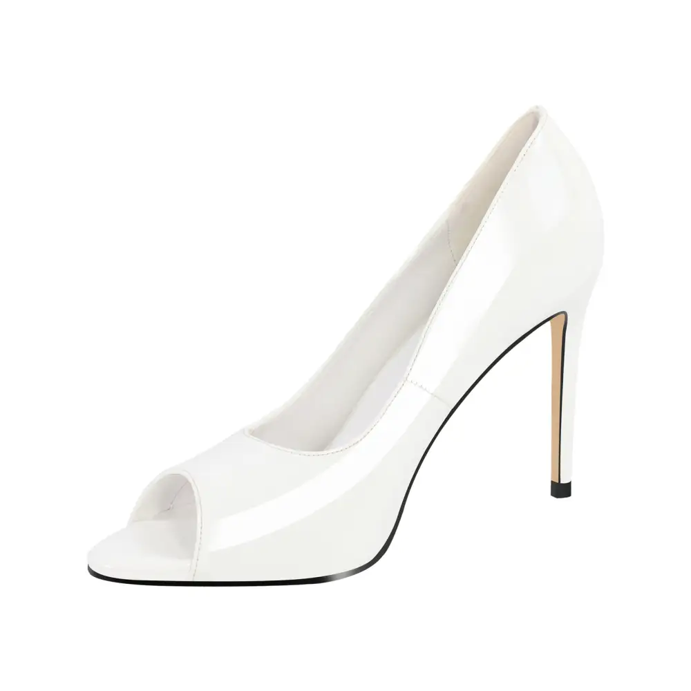 Peep Toe Stiletto Pumps