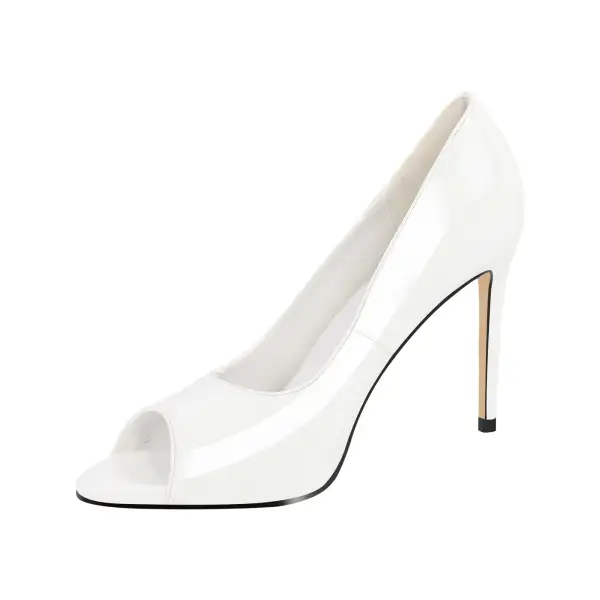 Peep Toe Stiletto Pumps