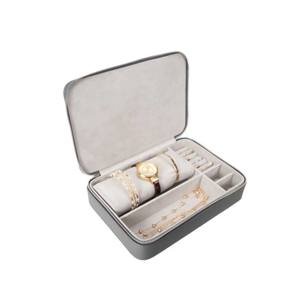 Zippered Travel Jewelry Case