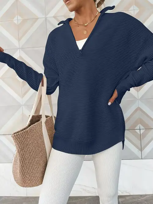 Half Zip Everyday Long Sleeve Top