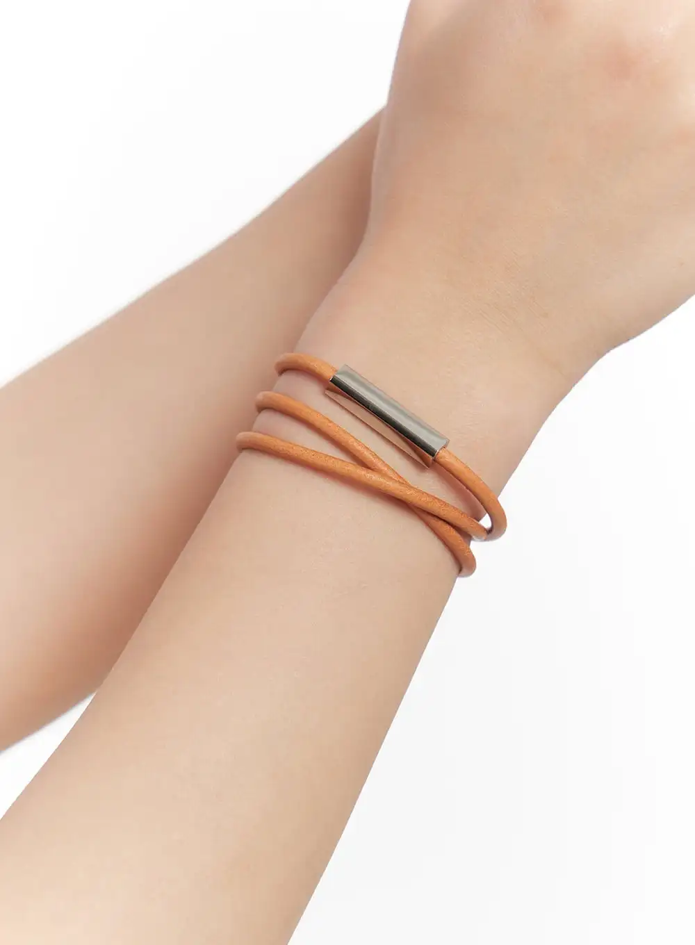 Leather Linked Necklace