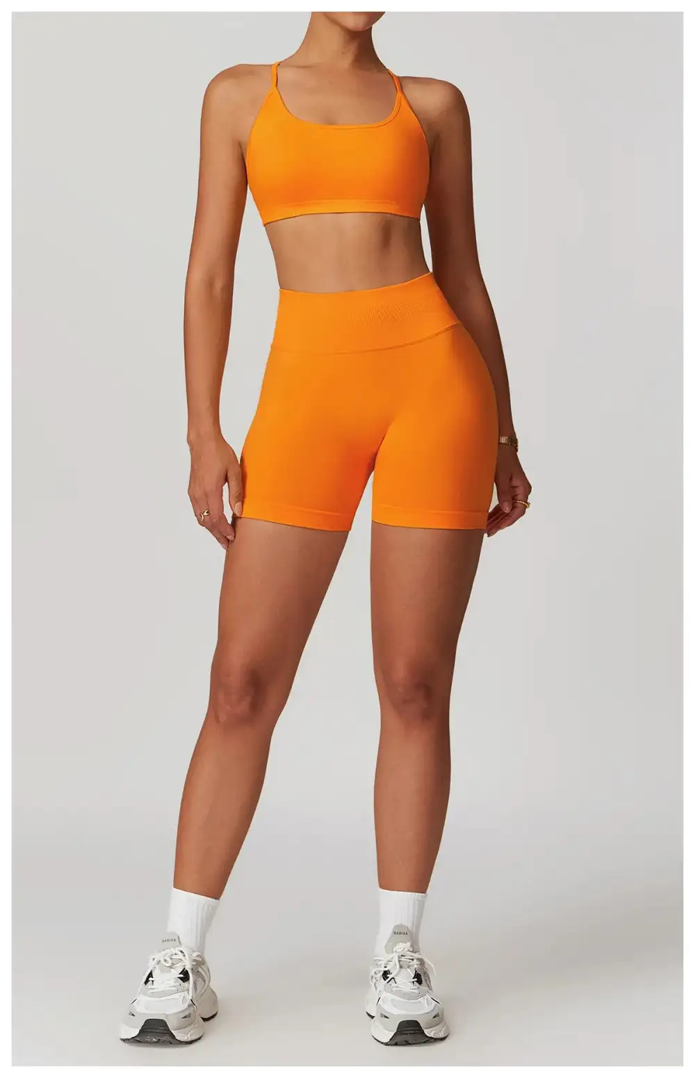 Seamless Yoga Set Gym Workout Fitness Sports Bra Leggings