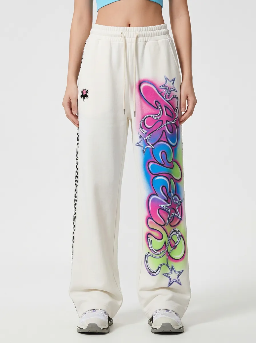 Unisex Graphic Streetwear Graffiti Star Sweatpants