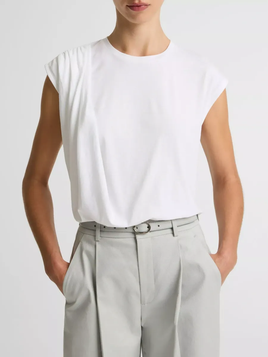 Minimalist Cap Sleeve T-Shirt