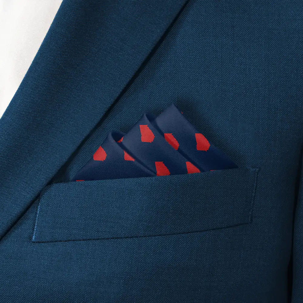 Neat Dapper Suit Pocket Square