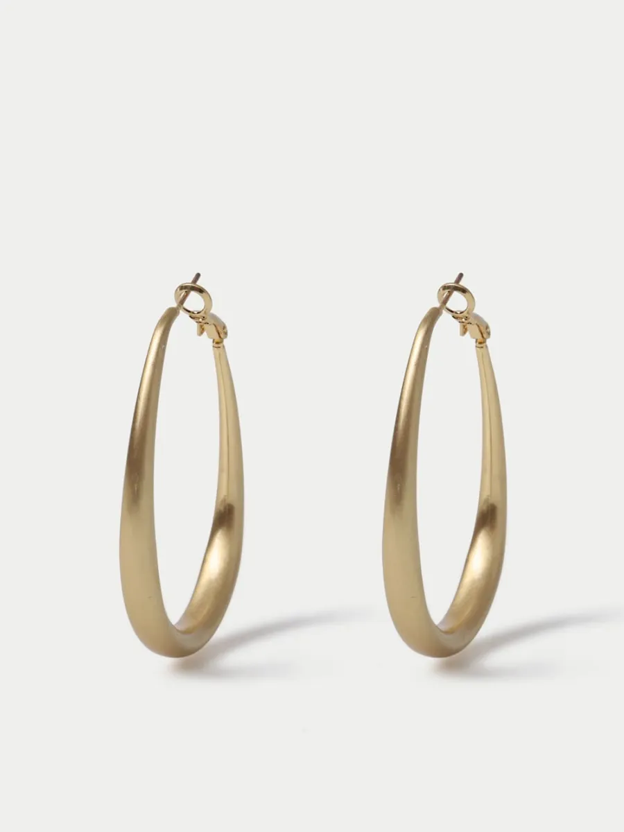 Oval Hoop Earrings