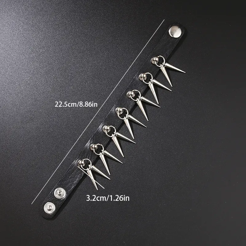 Men's Oval Alloy Cuff Bracelet