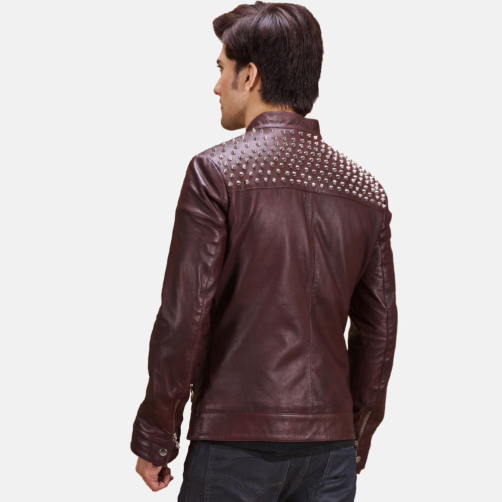 Men's Rugged Refined Biker Leather Jacket