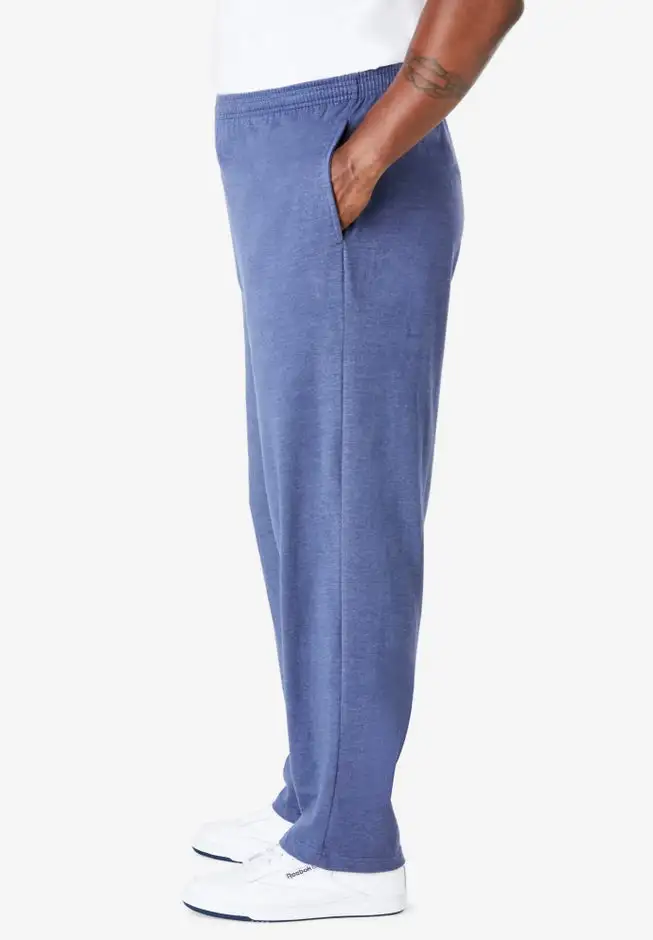 Lightweight Jersey Open Bottom Sweatpants