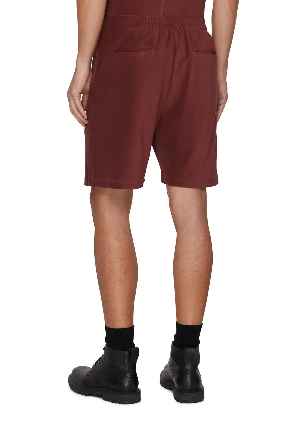 Casual Loose Breathable Dark Brown Shorts