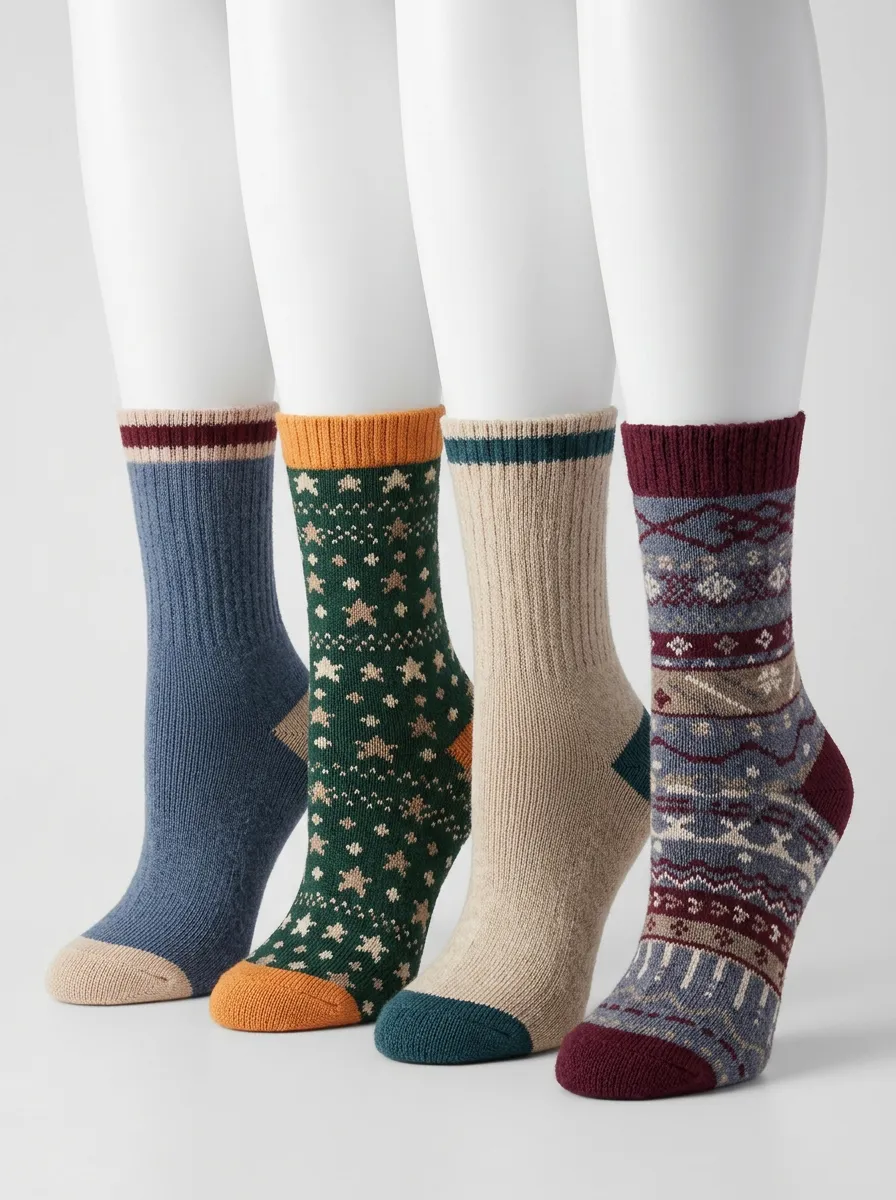 Women's Four Pair Casual Socks