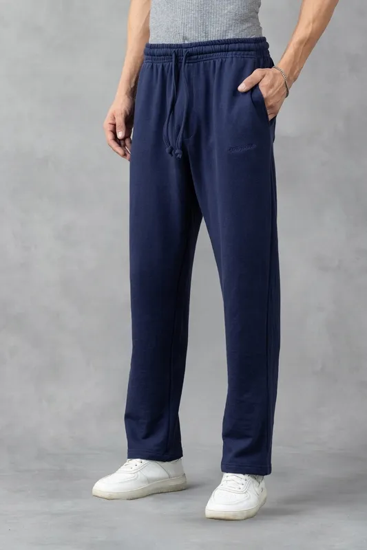 Navy Blue Fleece Sweatpants