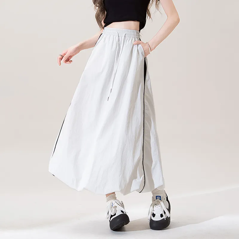 High Waist A-Line Bubble A-Line Skirt