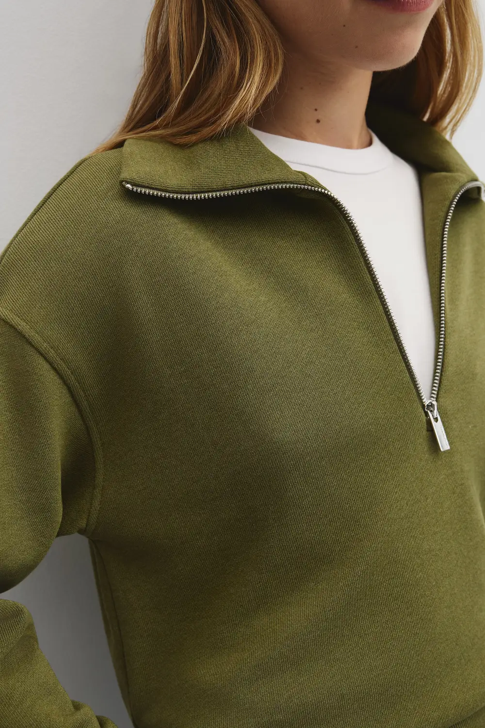 Women's Modern Funnel Neck Sweatshirt