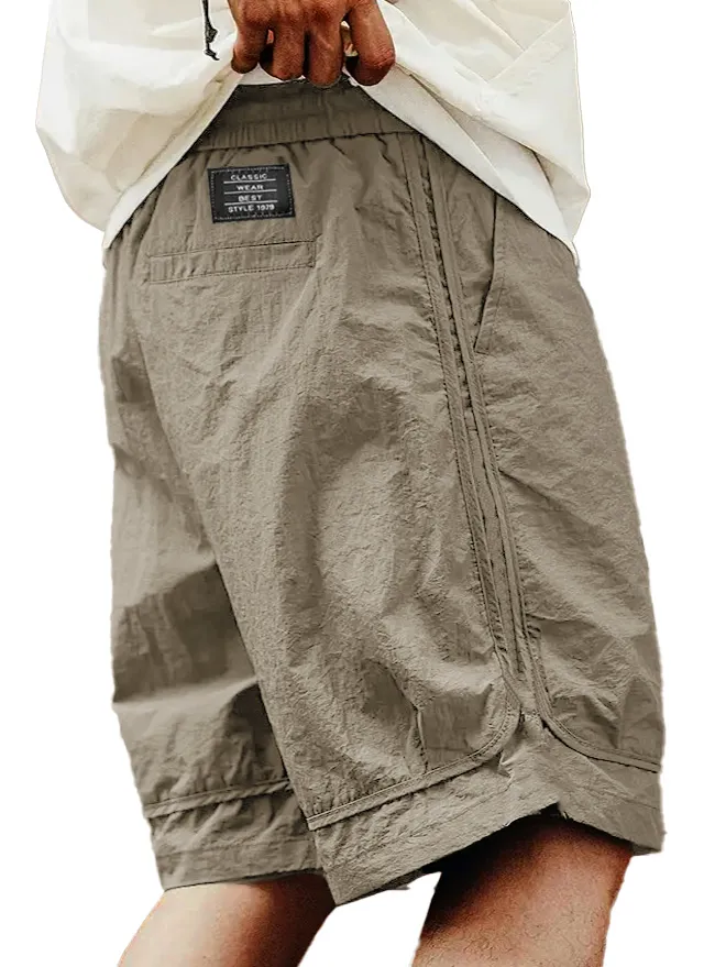 Seamed Detail Pocket Shorts