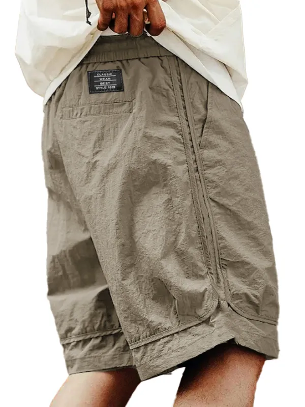 Seamed Detail Pocket Shorts
