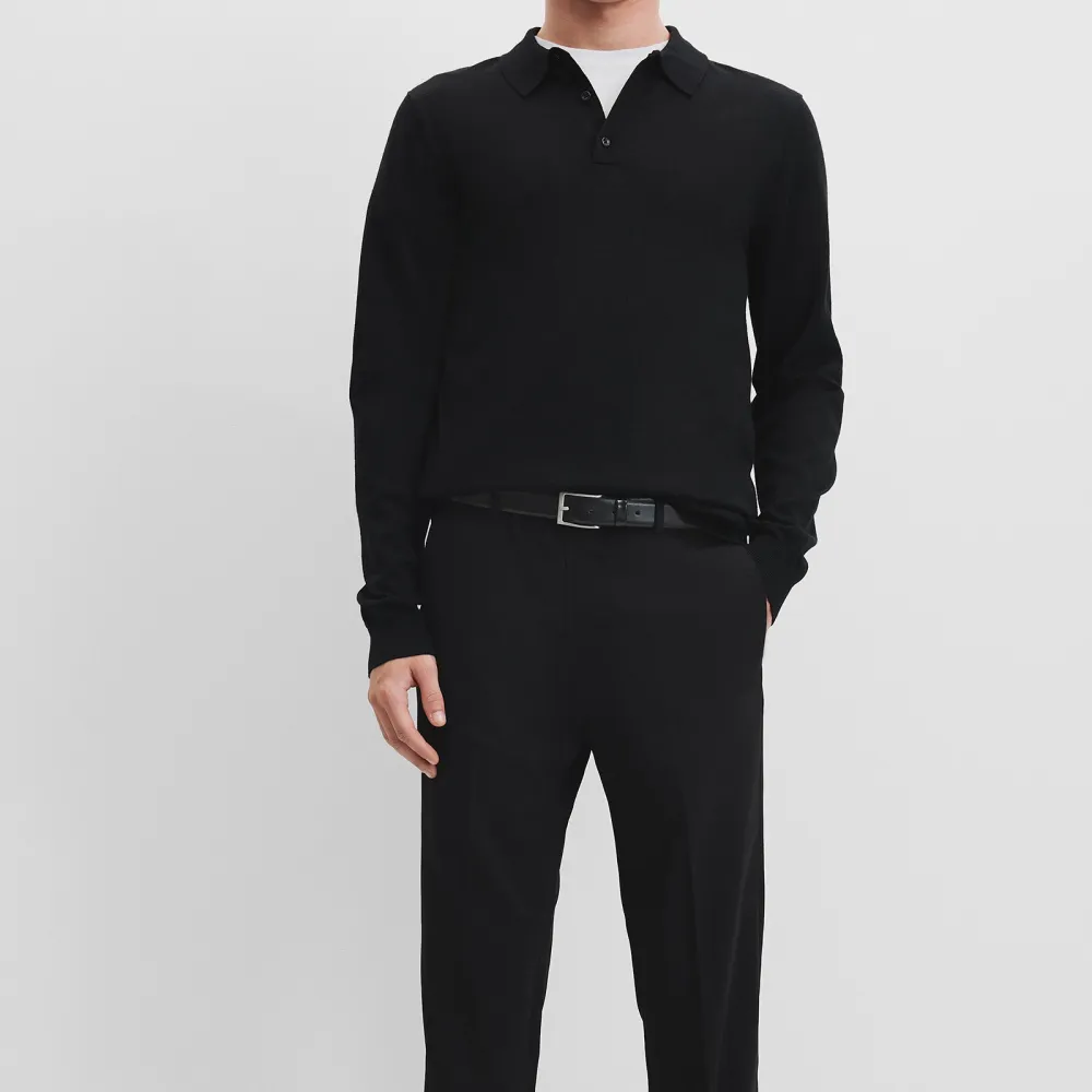 Men's Wool Polo Shirt
