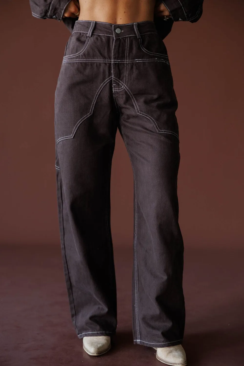 Wide-Leg Modern Easy-Wear Pants