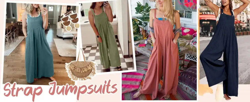 Sleeveless Wide Leg Jumpsuit with Pockets