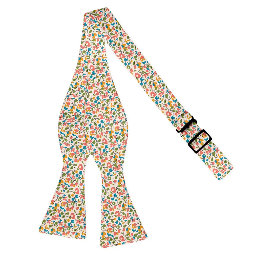 Ditsy Floral Motif Bow Tie