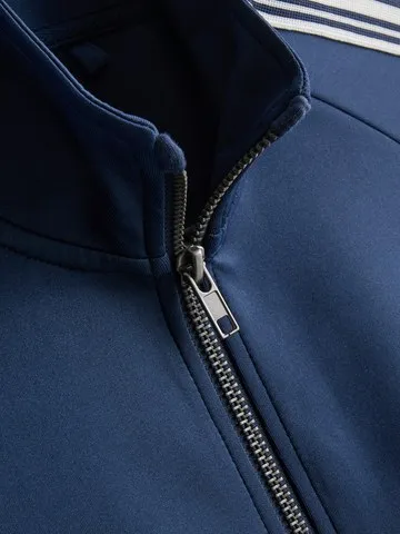 7-15yrs | Side Stripe Zip-Up Sweatshirt