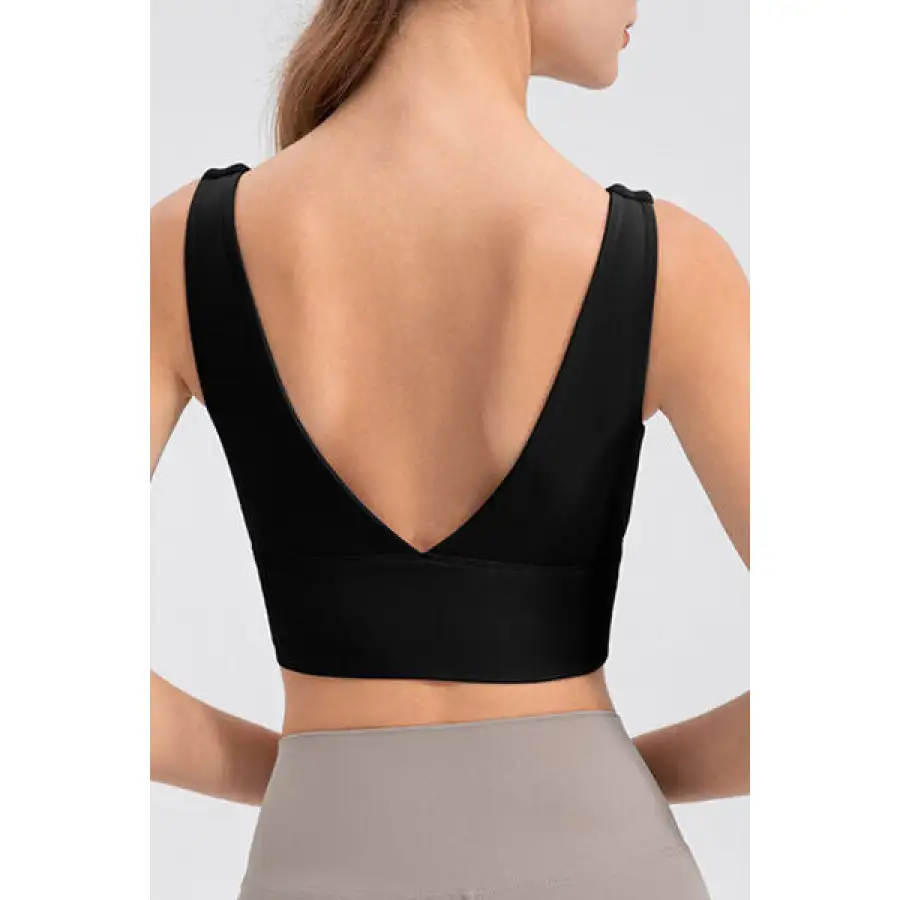 Scoop Neck Wide Strap Active Tank