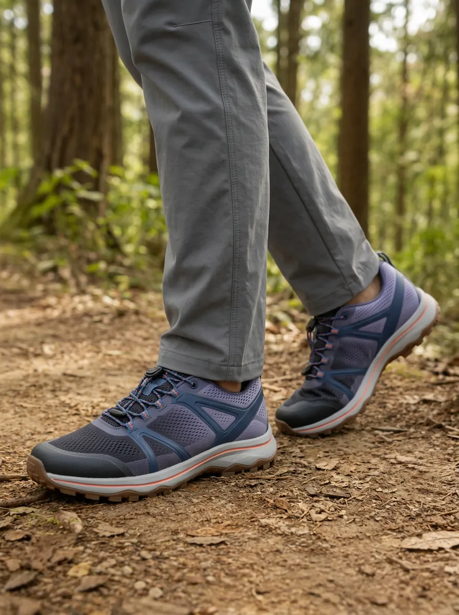 Men's Trail Peak Hiking Mountain Trail Printed Shoes