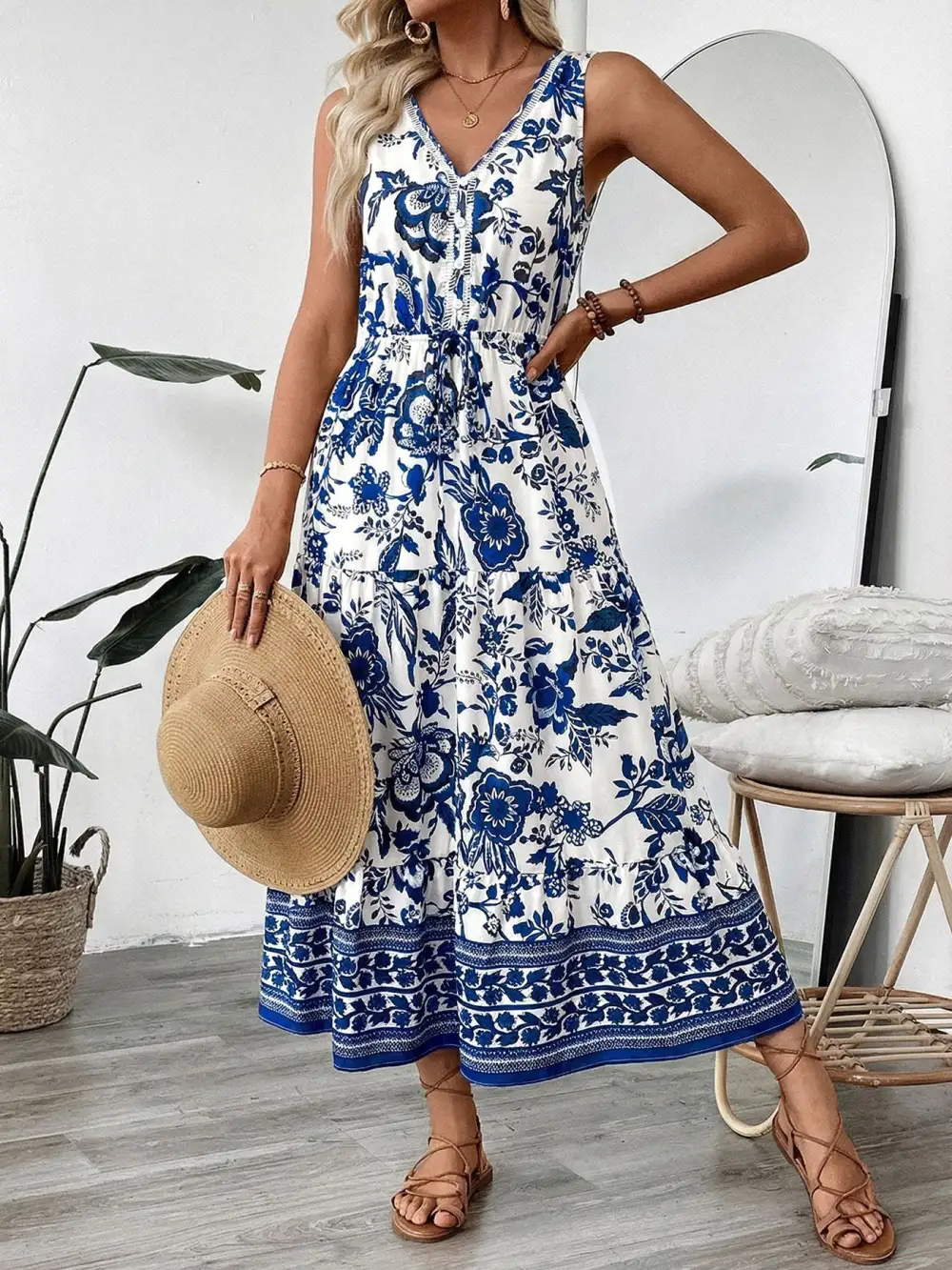 Florence Flow Floral Midi Dress