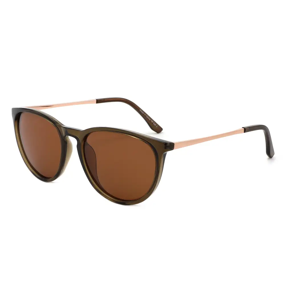 Polarized Retro Round Sunglasses