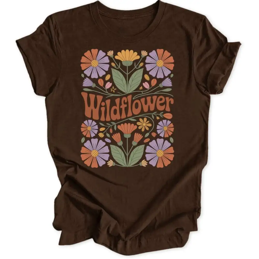Retro Wildflower Unisex T-Shirt