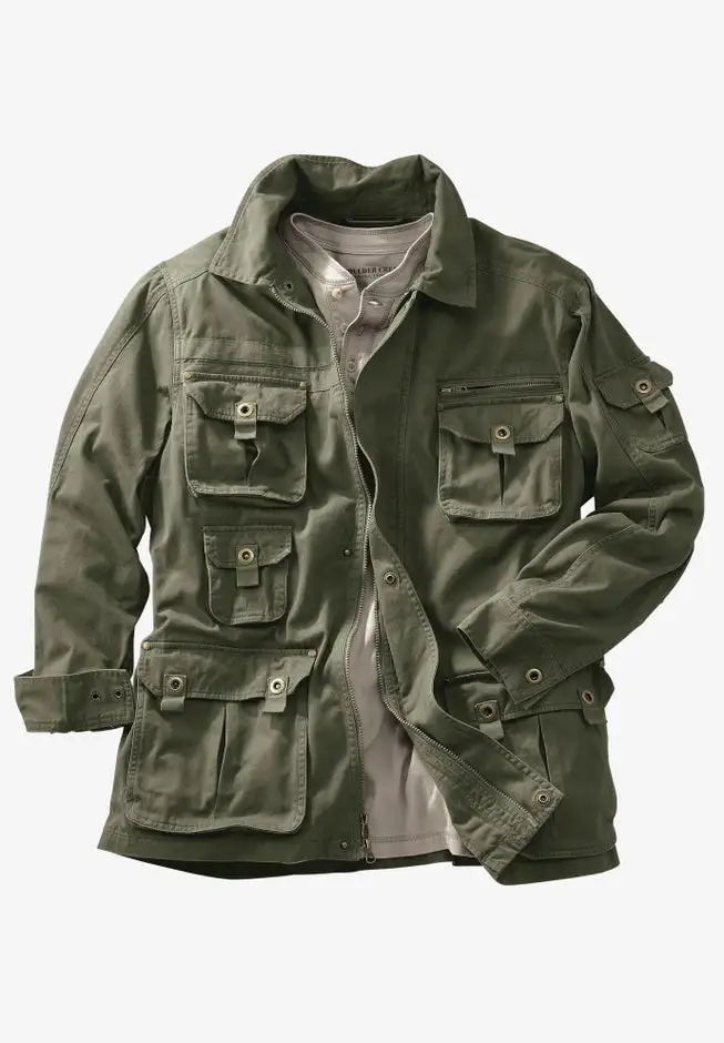 9 Pocket Twill Utility Jacket