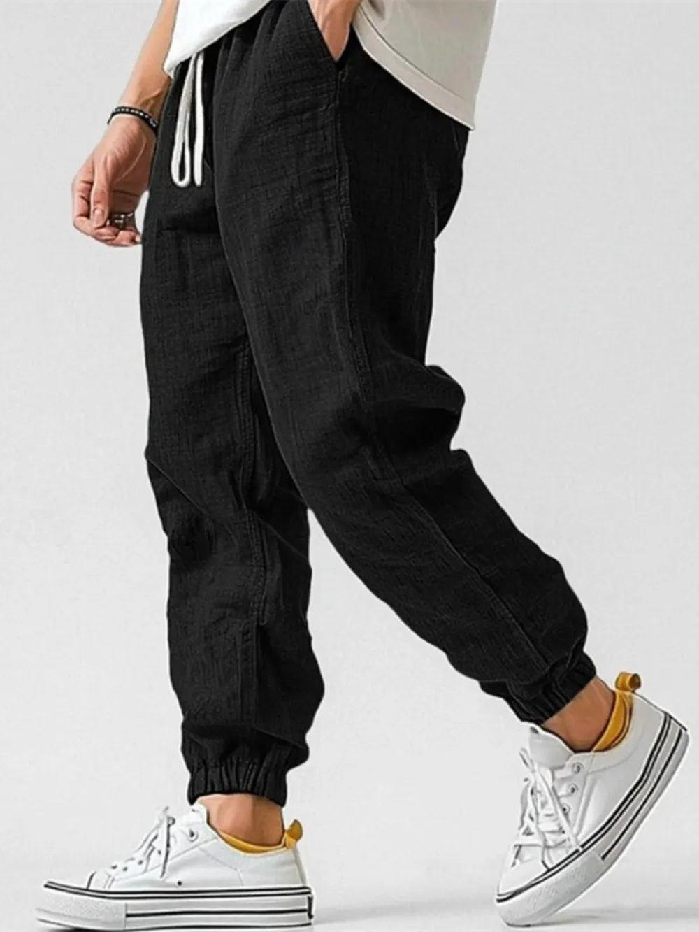 Roomy Cotton Linen Pants