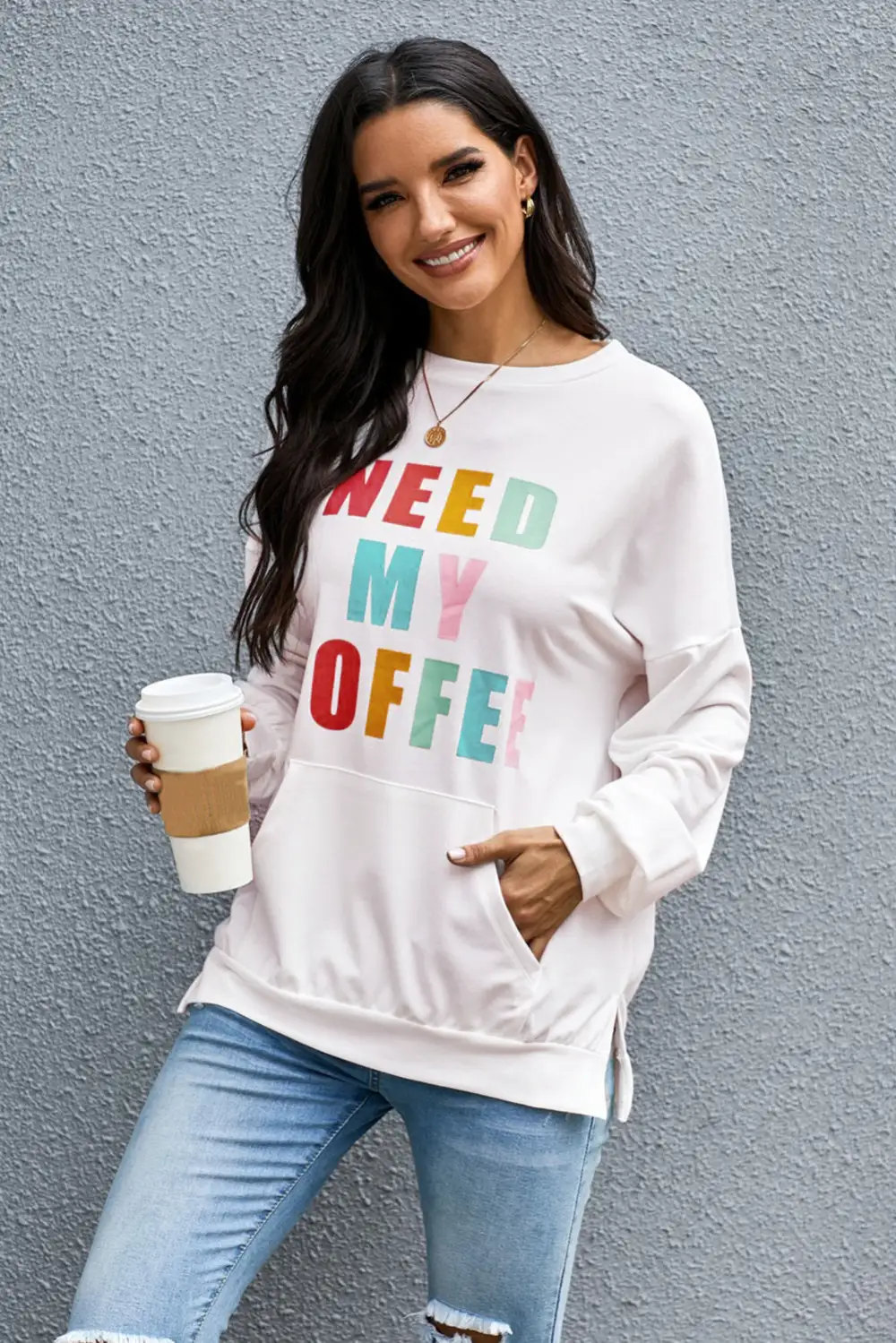 Need My Pocketed Sweatshirt