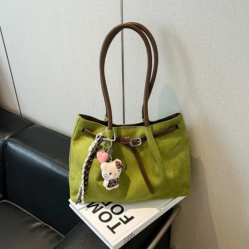 Suede Hobo Bag