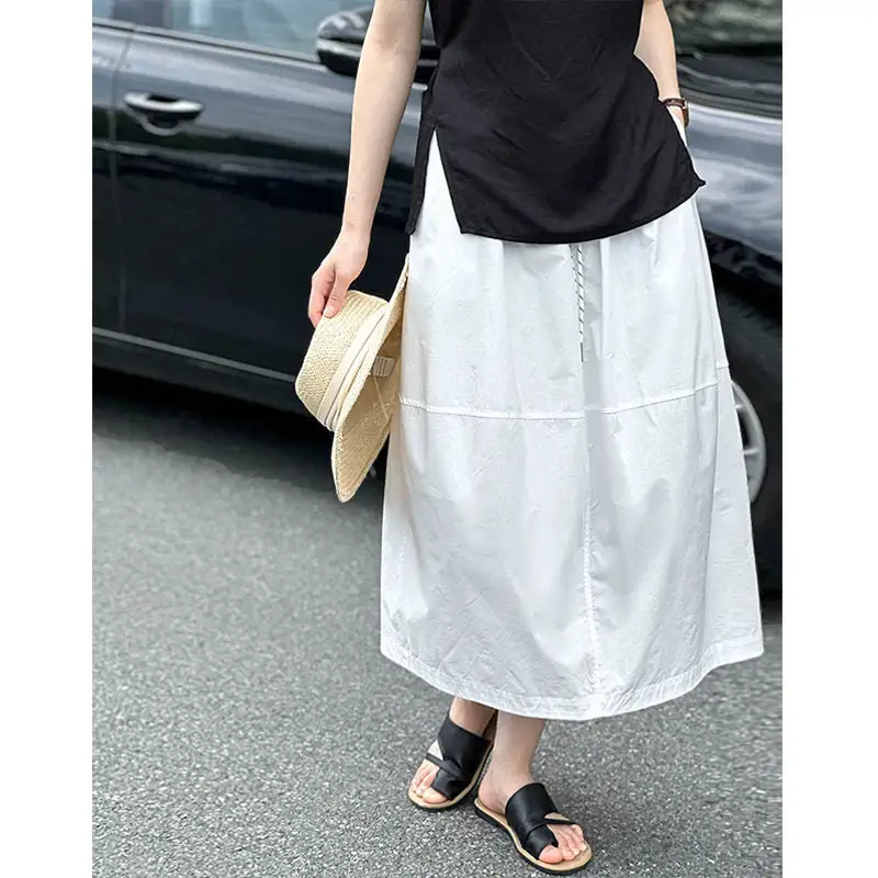 Loose Midi Skirt