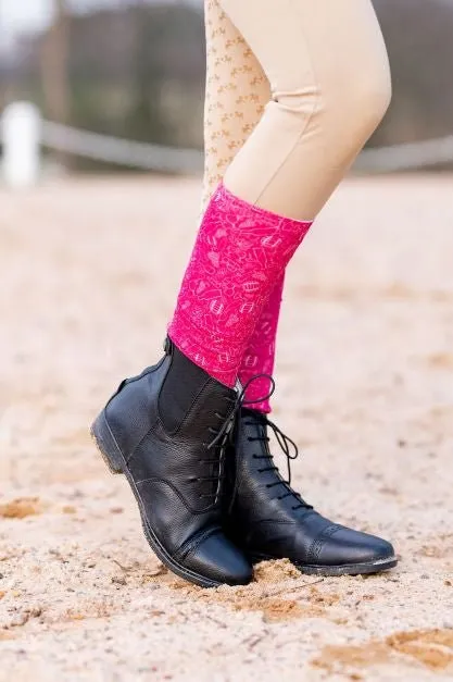 Women's Paddock Lace-Up Back Zip High-Top Ankle Boots