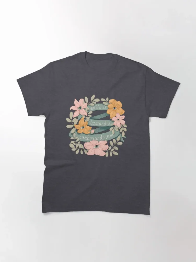 Women's Heartwarming Slogan Print Crew Neck Short-Sleeve T-Shirt