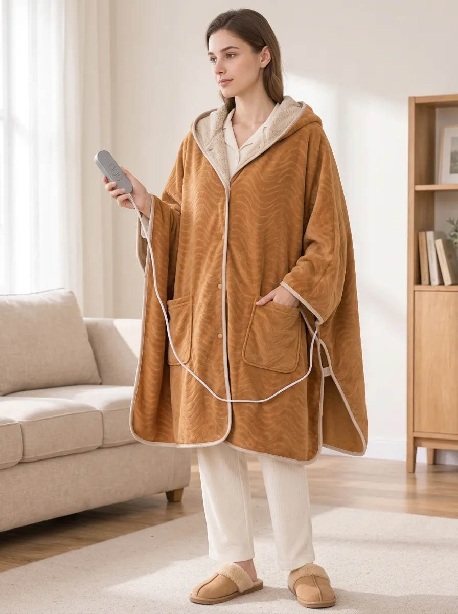 Clean Line Wearable Heated Blanket