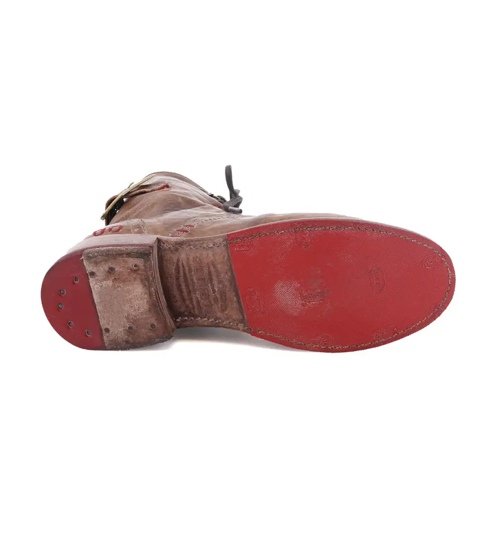 Lace-Up Buckle Brogue Reinforced Ankle Boots