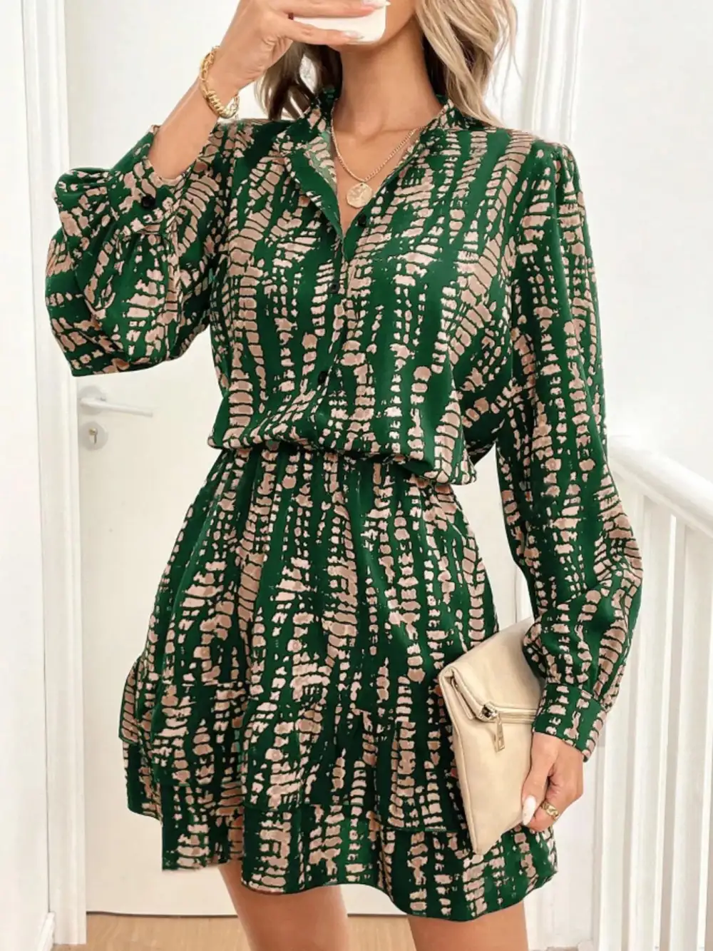 Easy Everyday Long Sleeve Mini Dress