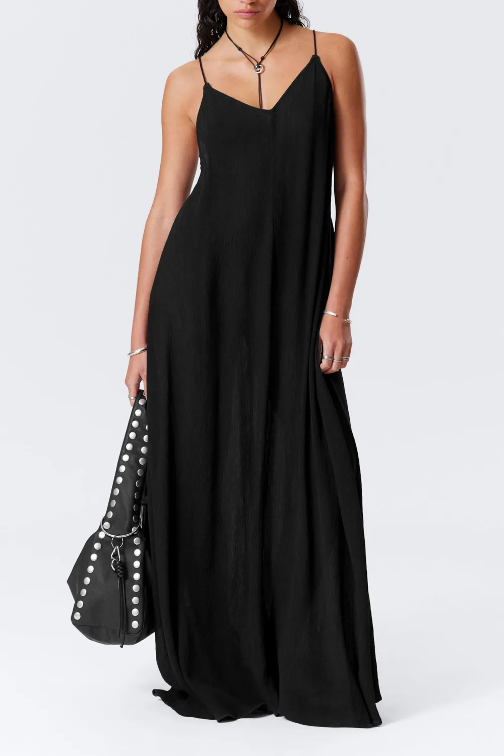 V-Neck Spaghetti Strap Dress